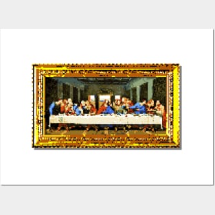 8-Bit The Last Supper Posters and Art